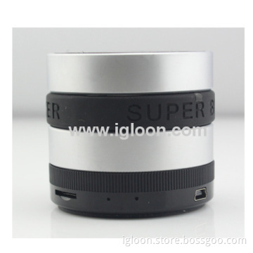 Bluetooth Speaker Aluminum Housing Tf Card Slot Bass Function 